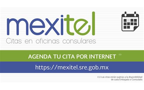 mexitel portal|Nuevo portal de citas.sre.gob.mx (Antes mexitel)。